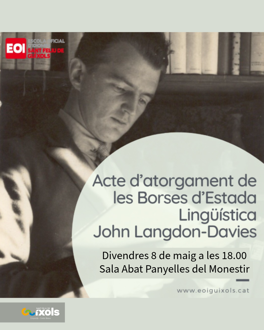 Acte d'atorgament de les Borses d'Estada Lingüística John Langdon-Davies